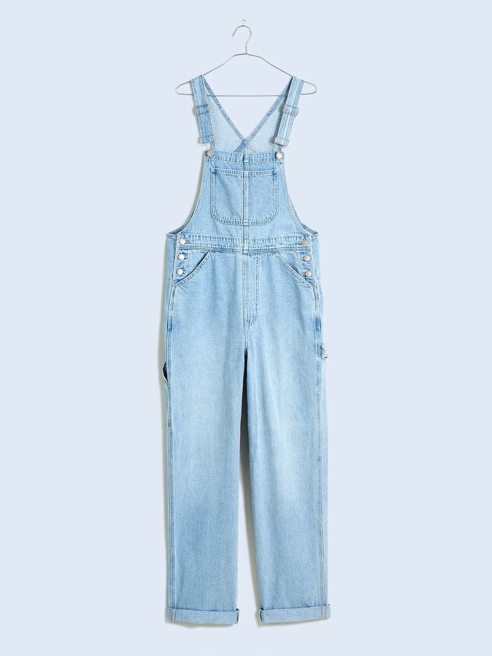 Madewell Denim Oversized Carpenter Overalls Sz XS